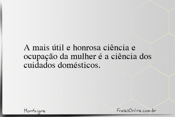 Frase de Montaigne