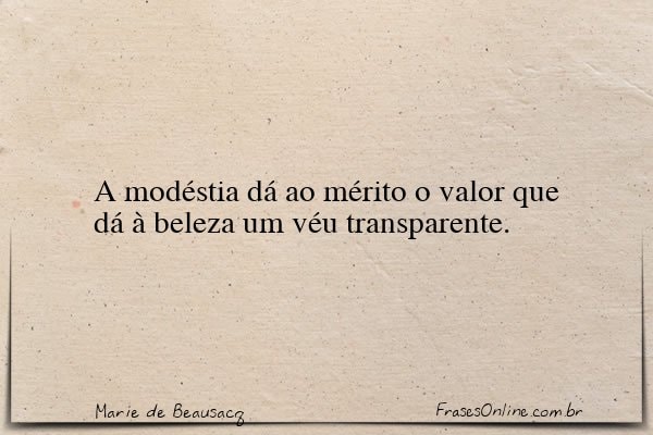 Frase de Marie de Beausacq