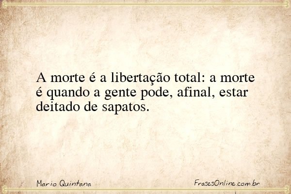 Frase de Mario Quintana