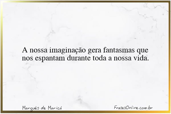 Frase de Marquês de Maricá