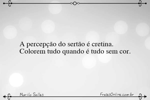 Frase de Murilo Salles
