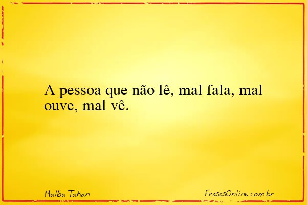 Frase de Malba Tahan