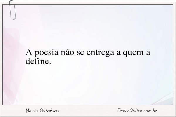 Frase de Mario Quintana
