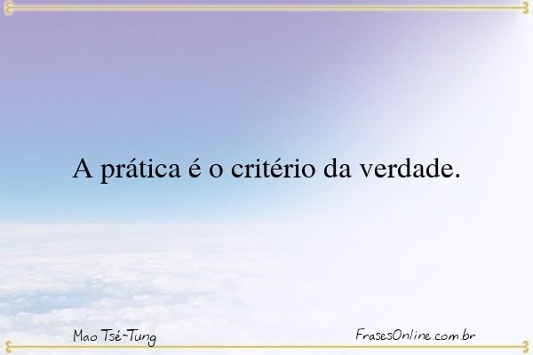 Frase de Mao Tsé-Tung