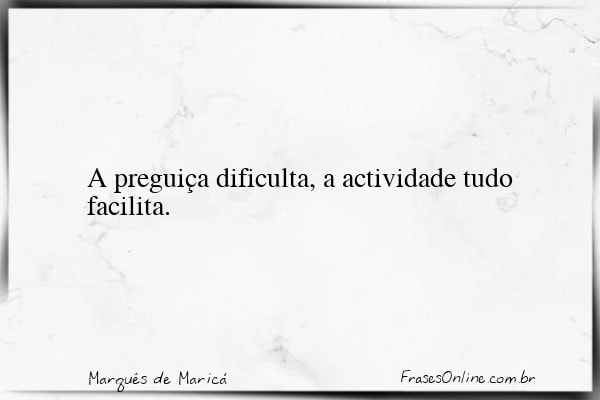 Frase de Marquês de Maricá