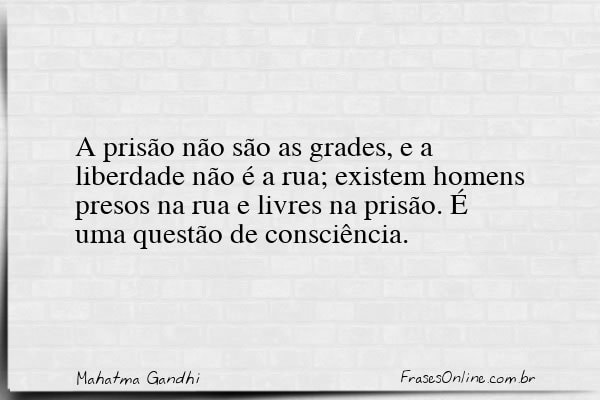 Frase de Mahatma Gandhi