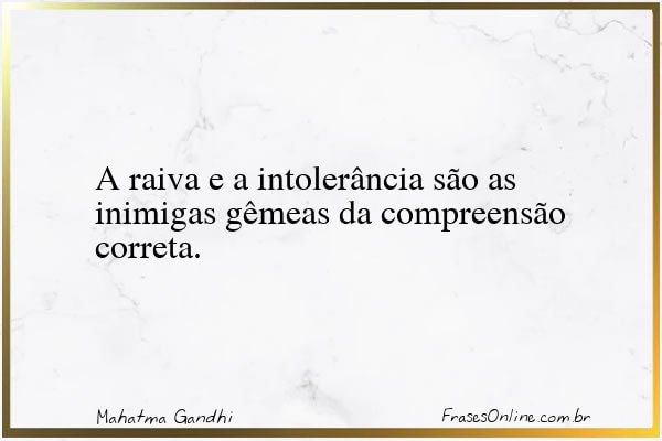 Frase de Mahatma Gandhi