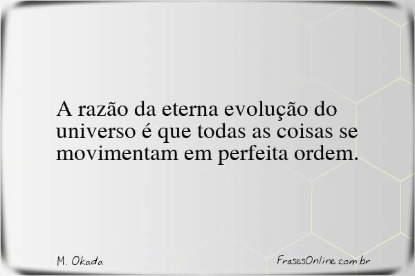 Frase de M. Okada