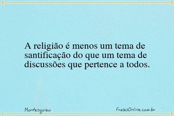 Frase de Montesquieu