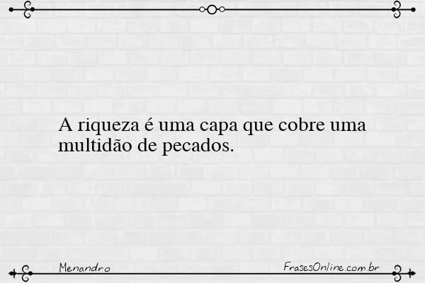 Frase de Menandro