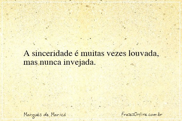 Frase de Marquês de Maricá