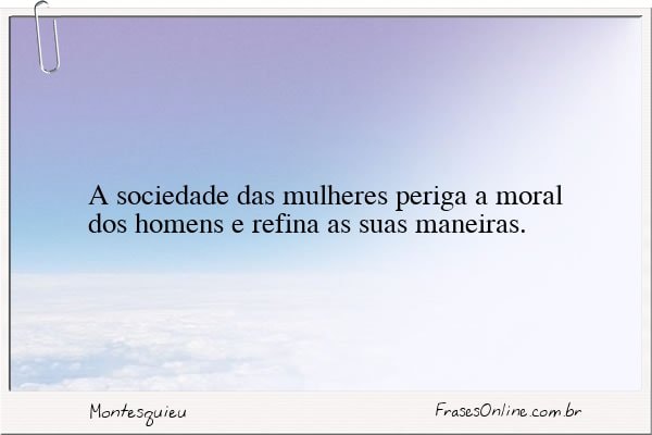 Frase de Montesquieu