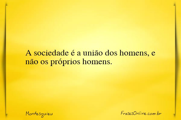Frase de Montesquieu