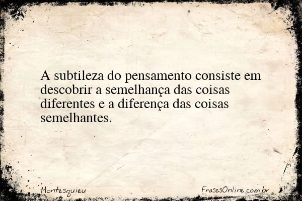 Frase de Montesquieu