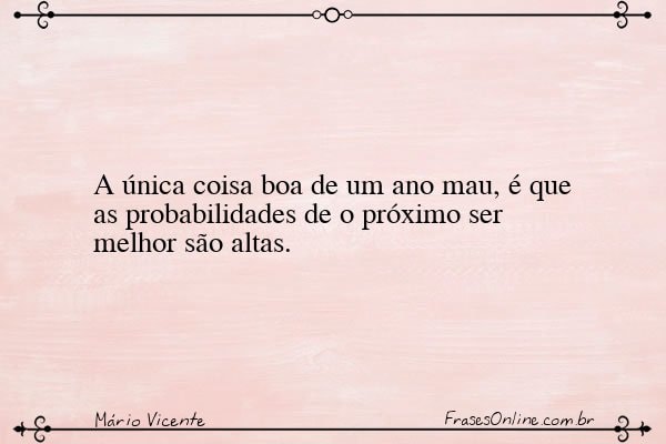 Frase de Mário Vicente