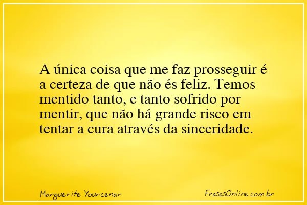 Frase de Marguerite Yourcenar