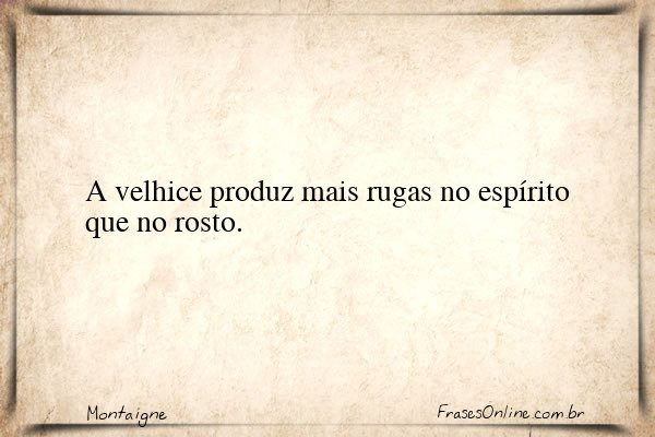 Frase de Montaigne