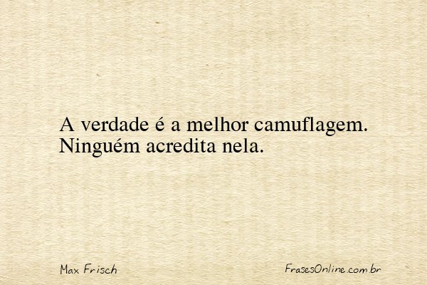 Frase de Max Frisch