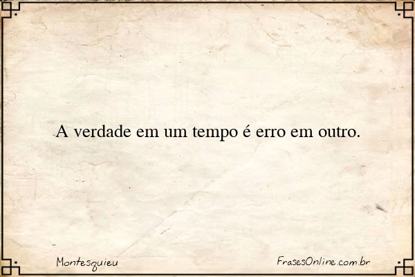 Frase de Montesquieu
