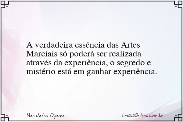 Frase de Masutatsu Oyama