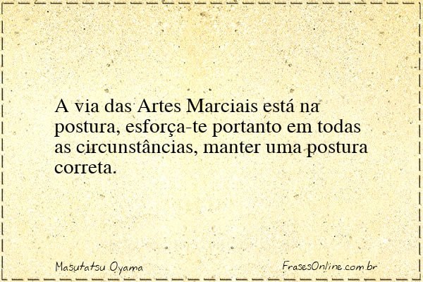 Frase de Masutatsu Oyama