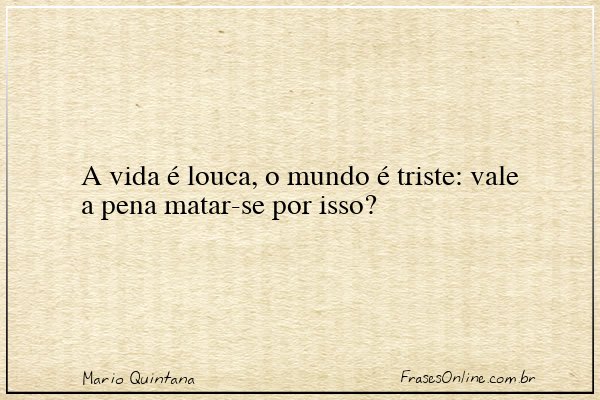 Frase de Mario Quintana