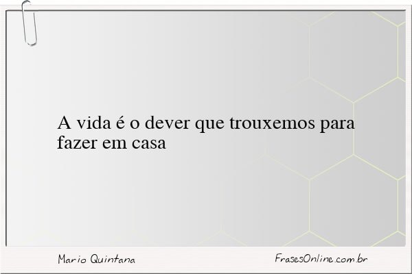 Frase de Mario Quintana