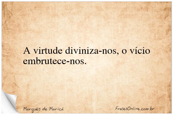 Frase de Marquês de Maricá