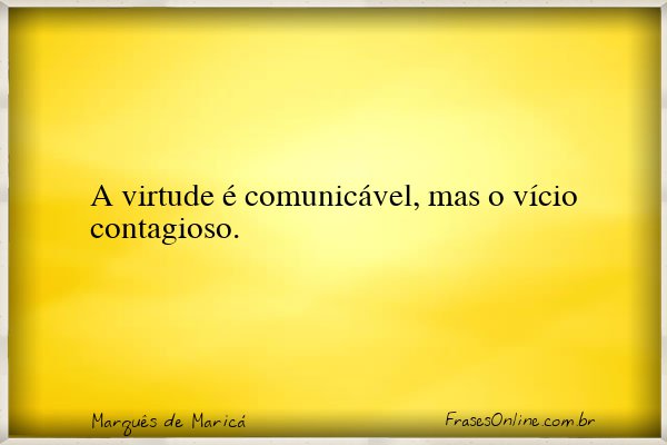 Frase de Marquês de Maricá