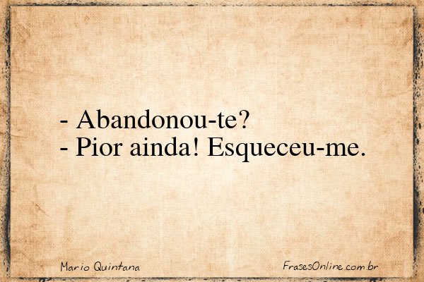 Frase de Mario Quintana