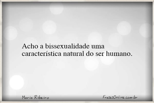 Frase de Maria Ribeiro