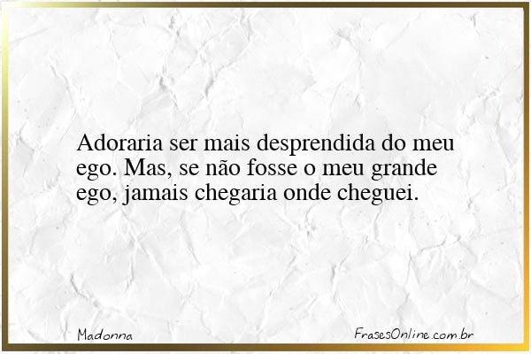 Frase de Madonna