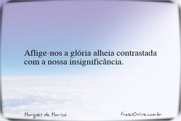 Frase de Marquês de Maricá