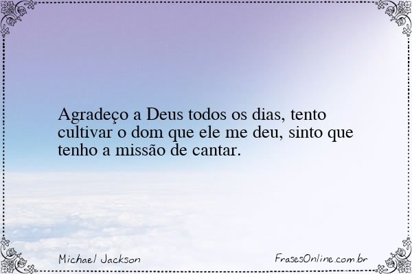 Frase de Michael Jackson