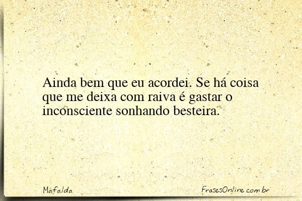 Frase de Mafalda