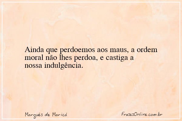 Frase de Marquês de Maricá