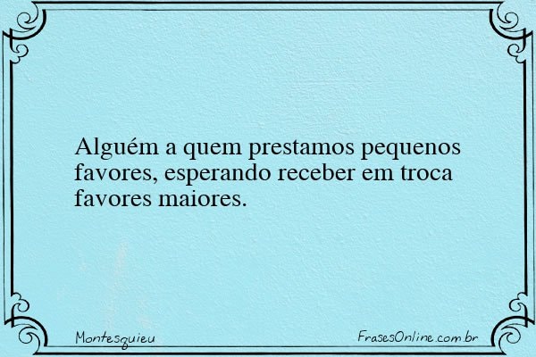 Frase de Montesquieu