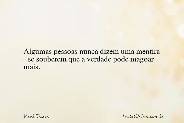 Frase de Mark Twain