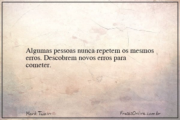 Frase de Mark Twain