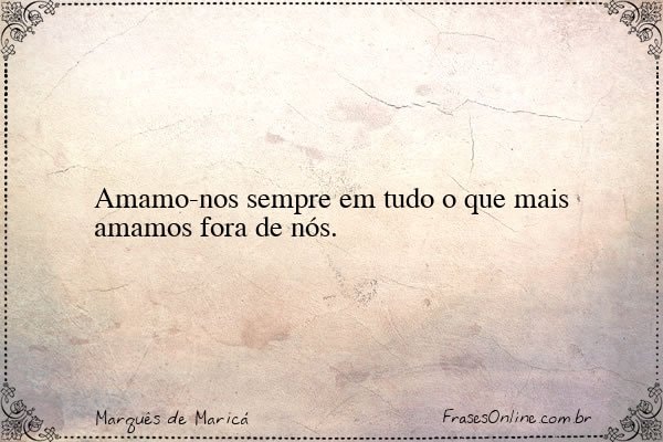 Frase de Marquês de Maricá