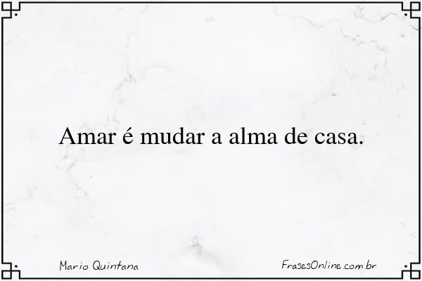 Frase de Mario Quintana