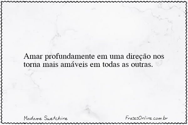 Frase de Madame Swetchine
