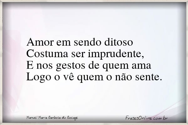 Frase de Manuel Maria Barbosa du Bocage