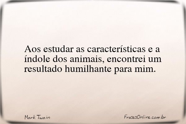 Frase de Mark Twain