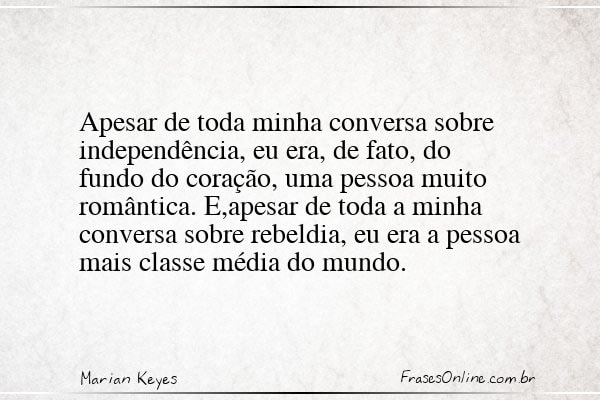 Frase de Marian Keyes