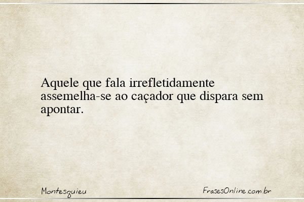 Frase de Montesquieu