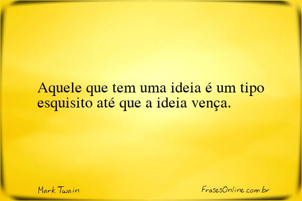 Frase de Mark Twain