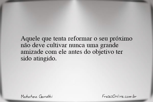 Frase de Mahatma Gandhi