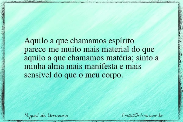 Frase de Miguel de Unamuno