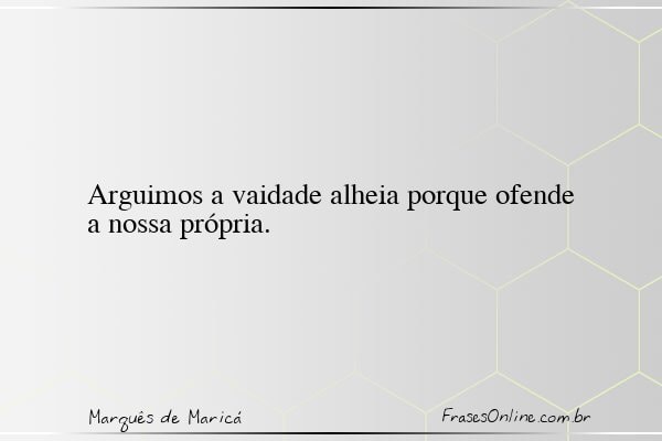 Frase de Marquês de Maricá